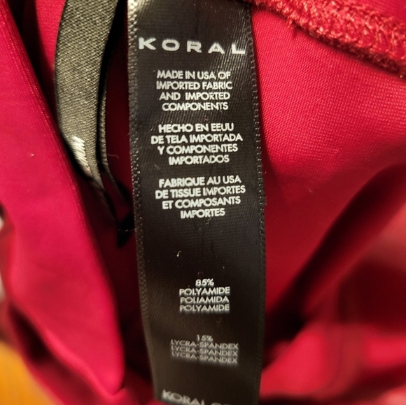 Koral Med Women's Infinity Rhubarb color leggings - Picture 5 of 12